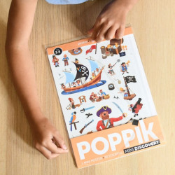 Mini poster 29 stickers - Les Pirates