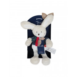 Doudou bio Lapin pantin 25cm