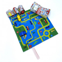 Circuit Nomade CarPet - thème couleurs et déco pompiers