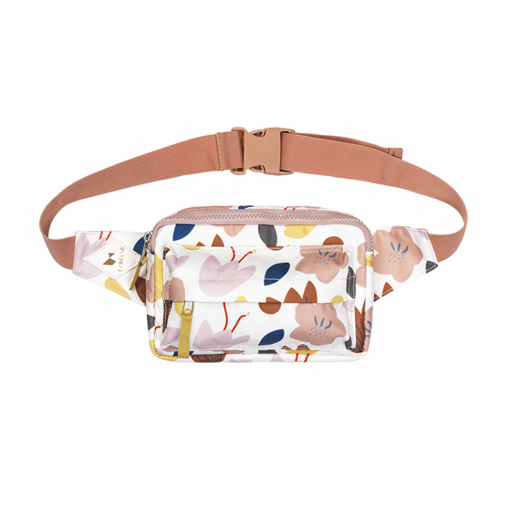 Sac banane enfant en polyester recyclé - Fleurs Sac banane enfant en polyester recyclé - Fleurs