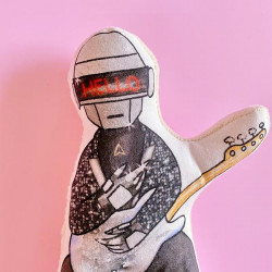 Hochet Illustré GOTS - Soft Punk2