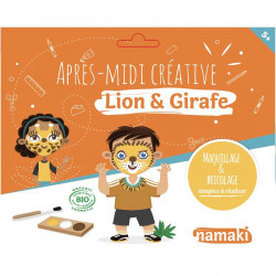 Pochette après-midi créative - Lion & Girafe