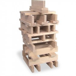 Batibloc Classic - 100 planchettes en bois massif