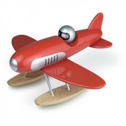 Hydravion en bois laqué