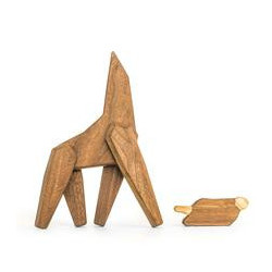Girafe en bois aimanté à assembler