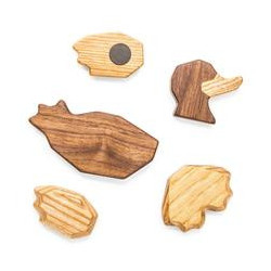Canard en bois aimanté à assembler