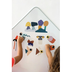 Magnet / jeu magnétique puzzle tangram création pour enfant 3 - 6 ans – Ma  Cabane à Rêves