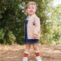 Cardigan enfant en molleton "Home"