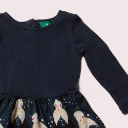 Robe enfant à manches longues - Chouettes