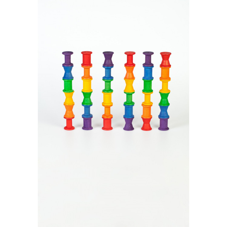 36 Bobines multicolores - Jeu libre 36 Bobines multicolores - Jeu libre