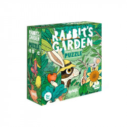 Puzzle 24 pièces et jeu "Rabbit's Garden"