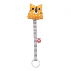 Acroche tétine Tigre Jaune