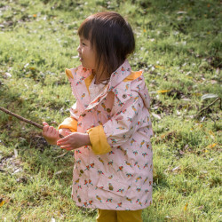 Veste imperméable doublée - Origami bird