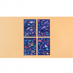 150 stickers repositionnables - La Mer