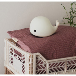 Veilleuse multicolore baleine en silicone