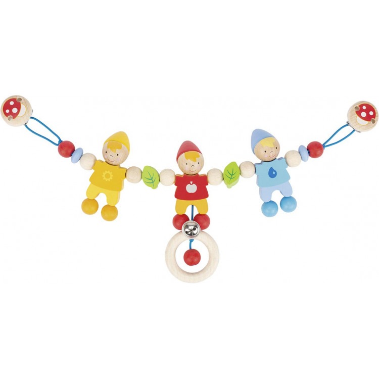 Décoration pour poussette "Lutins" avec clips Décoration pour poussette "Lutins" avec clips