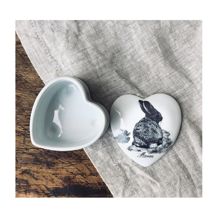 Petite boîte en porcelaine - Lapin Petite boîte en porcelaine - Lapin