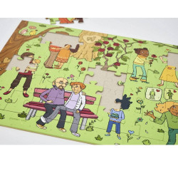 Puzzle "pour la diversité" 45 pièces
