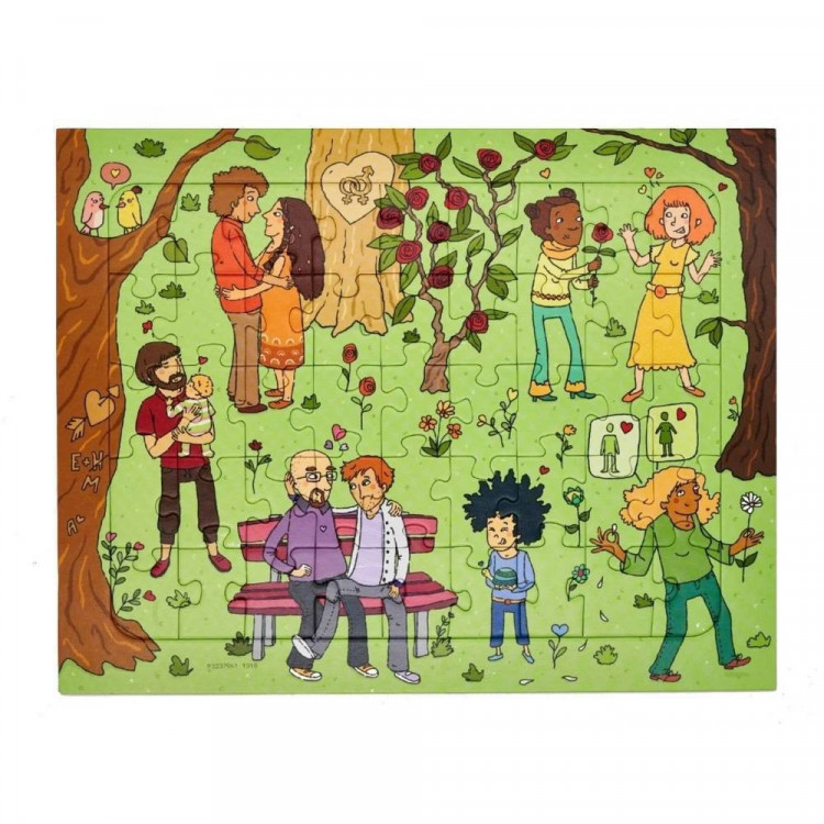 Puzzle "pour la diversité" 45 pièces Puzzle "pour la diversité" 45 pièces