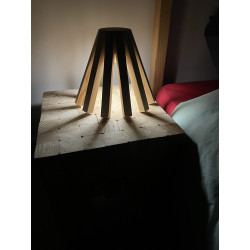 Veilleuse bois Leeloo sans fil rechargeable
