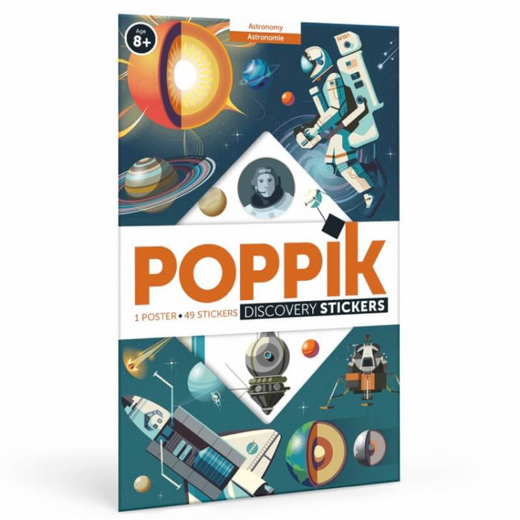 Poster pédagogique géant et stickers - Astronomie Poster pédagogique géant et stickers - Astronomie