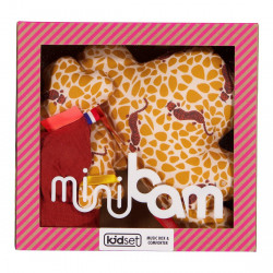 Coffret naissance Nuage musical et doudou "Alicia" (musique Stevie Wonder)
