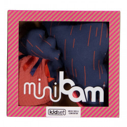 Coffret Naissance 2 pièces Nuage musical et doudou "Justin"