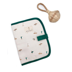 Protège carnet de santé en tissu doublé