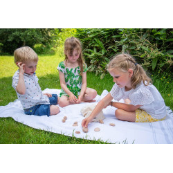 Set de 36 éléments en bois - Jeu de tri et d'associations