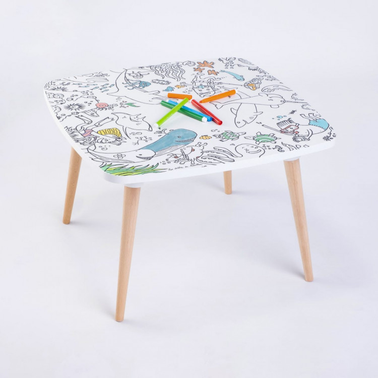 Table à colorier Coloritable - La plongée Table à colorier Coloritable - La plongée