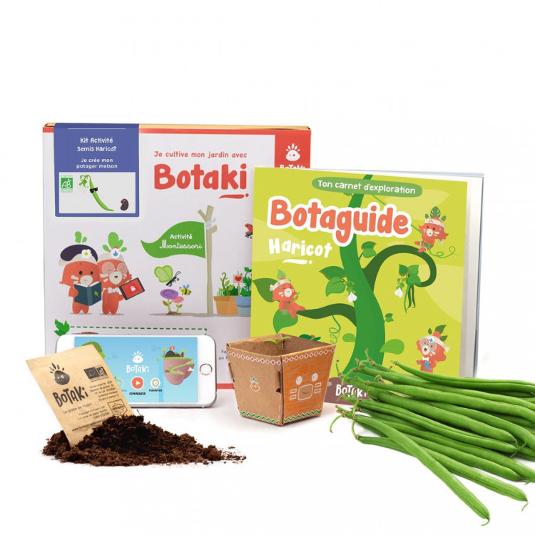 Botaki - Kit prêt à semer Haricot Botaki - Kit prêt à semer Haricot