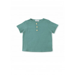 Blouse Eucalyptus en gaze de coton bio