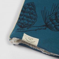 Tour de cou doublé sherpa de coton bio
