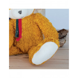 Peluche Renard coton bio grand modèle 30 cm