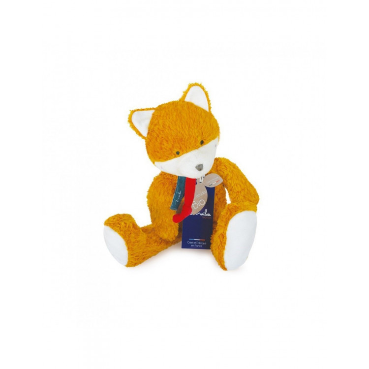 Peluche Renard coton bio grand modèle 30 cm Peluche Renard coton bio grand modèle 30 cm
