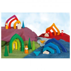 Jeu de construction, équilibre et puzzle 4 saisons