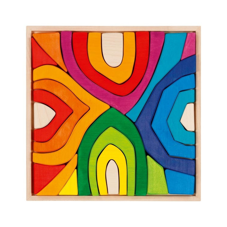 Jeu de construction, équilibre et puzzle 4 saisons Jeu de construction, équilibre et puzzle 4 saisons