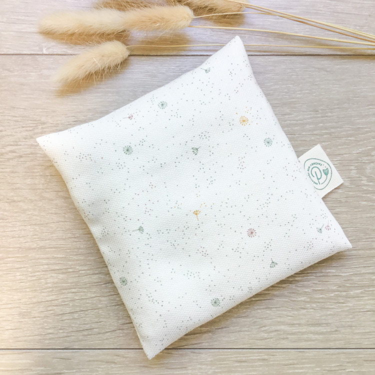 Bouillotte sèche en coton GOTS - Motif pissenlit Bouillotte sèche en coton GOTS - Motif pissenlit