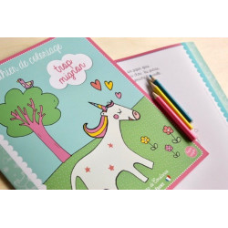 Cahier de coloriage - "Trop mignon"
