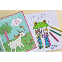 Cahier de coloriage - "Trop mignon"