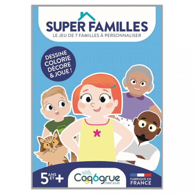 Super Familles, jeu de cartes à personnaliser Super Familles, jeu de cartes à personnaliser