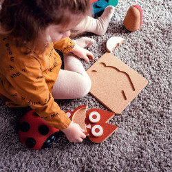 Puzzle 3D en liège - Hibou