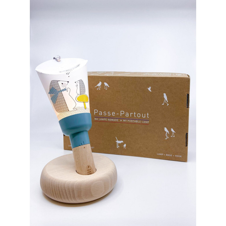 Coffret Lampe Nomade motif "Hérisson Family" Coffret Lampe Nomade motif "Hérisson Family"
