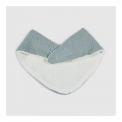 Bavoir bandana doublé éponge "Lovely"