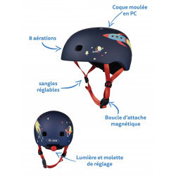 Casque enfant pour trottinette & vélo - Rocket
