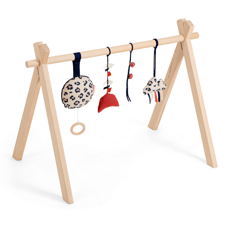 Arche d'activité en bois avec accessoires pour bébé – MELLIPOU