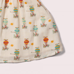Robe d'été enfant manches courtes "Take to the skies"