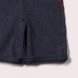Short enfant en jersey - ceinture arc-en-ciel
