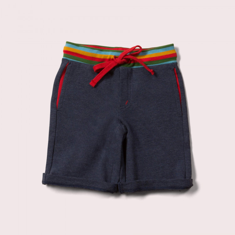 Short enfant en jersey - ceinture arc-en-ciel Short enfant en jersey - ceinture arc-en-ciel