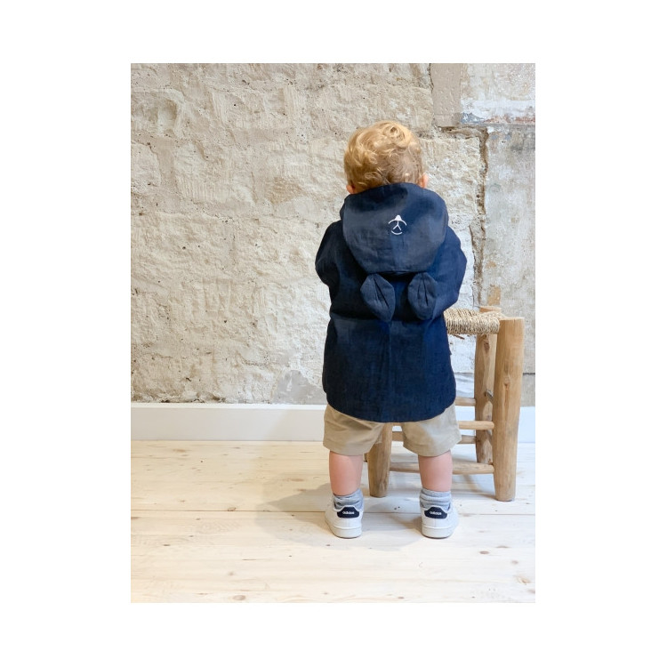 Cape poncho en jean 3/6 ans Cape poncho en jean 3/6 ans